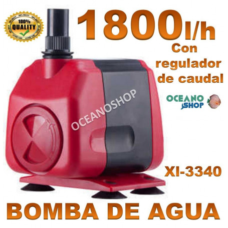 bomba xilong xl 3340 1800lh agua acuario sumergible regulable