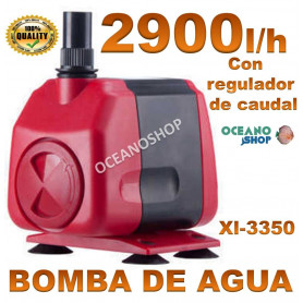 Bomba sumergible 2900l/h xl-3350 50w bomba xilong xl 3350 2900lh agua acuario sumergible regulable