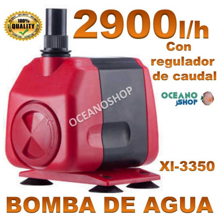 bomba xilong xl 3350 2900lh agua acuario sumergible regulable
