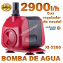 bomba xilong xl 3350 2900lh agua acuario sumergible regulable