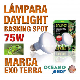 LÁMPARA REPTILES DAYLIGHT BASKING SPOT 75W Exo Terra lámpara-reptiles-daylight-basking-spot-75w-exo-terra