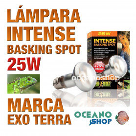 LÁMPARA REPTILES INTENSE BASKING SPOT 25W Exo Terra lámpara-reptiles-intense-basking-spot-25w-exo-terra