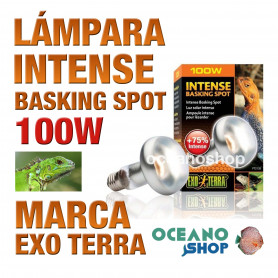 LÁMPARA REPTILES INTENSE BASKING SPOT 100W Exo Terra lámpara-reptiles-intense-basking-spot-100w-exo-terra