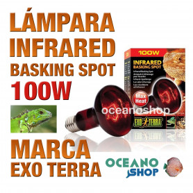 LÁMPARA REPTILES INFRARED BASKING SPOT 100W Exo Terra lámpara-reptiles-infrared-basking-spot-100w-exo-terra