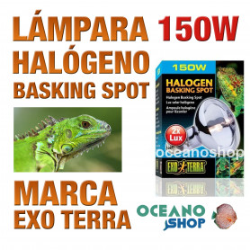 LÁMPARA REPTILES HALÓGENO BASKING SPOT 150W Exo Terra lámpara-reptiles-halógeno-basking-spot-150w-exo-terra