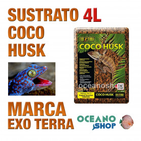 SUSTRATO TROPICAL COCO HUSK PARA ANFIBIOS 4L Exo Terra sustrato-tropical-coco-husk-para-anfibios-4l-exo-terra