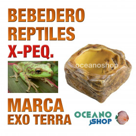BEBEDERO WATER DISHES PARA REPTILES Y ANFIBIOS X-Pequeño Exo Terra bebedero-water-dishes-para-reptiles-y-anfibios-x-pequeño-exo-terra