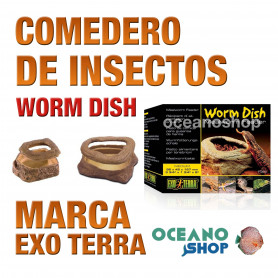 COMEDERO DE INSECTOS WORM DISH PARA REPTILES Exo Terra comedero-de-insectos-worm-dish-para-reptiles-exo-terra