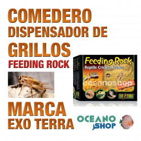 COMEDERO Y DISPENSADOR DE GRILLOS FEEDING ROCK PARA REPTILES Exo Terra comedero-y-dispensador-de-grillos-feeding-rock-para-reptiles-exo-terra