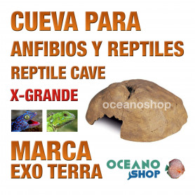 CUEVA PARA ANFIBIOS Y REPTILES REPTILE CAVE X-Grande Exo Terra cueva-para-anfibios-y-reptiles-reptile-cave-x-grande-exo-terra