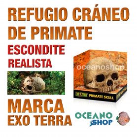 REFUGIO PARA REPTILES PRIMATE SKULL CRÁNEO DE PRIMATE Exo Terra refugio-para-reptiles-primate-skull-cráneo-de-primate-exo-terra