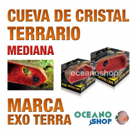 CUEVA DE CRISTAL PARA REPTILES CRYSTAL CAVE TERRARIO Mediana Exo Terra cueva-de-cristal-para-reptiles-crystal-cave-terrario-mediana-exo-terra