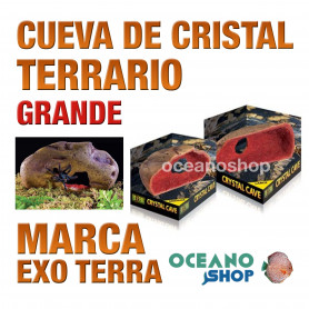 CUEVA DE CRISTAL PARA REPTILES CRYSTAL CAVE TERRARIO Grande Exo Terra cueva-de-cristal-para-reptiles-crystal-cave-terrario-grande-exo-terra