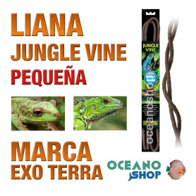 LIANA FLEXIBLE E IMPREMEABLE JUNGLE VINE PARA REPTILES Y ANFIBIOS ARBÍCOLAS Pequeña Exo Terra liana-flexible-e-impremeable-jungle-vine-para-reptiles-y-anfibios-arbícolas-pequeña-exo-terra