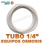 Tubo blanco 1/4" osmosis PRECIO POR METRO