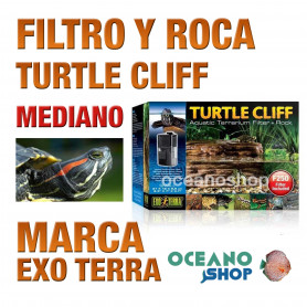 FILTRO Y ROCA PARA TORTUGAS TURTLE CLIFF Mediano Exo Terra filtro-y-roca-para-tortugas-turtle-cliff-mediano-exo-terra