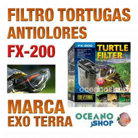 FILTRO PARA TORTUGAS EXTERNO FX 200 ANTIOLORES Exo Terra filtro-para-tortugas-externo-fx-200-antiolores-exo-terra