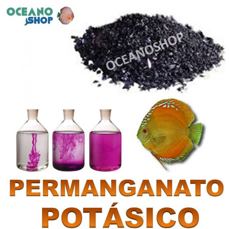permanganato potasico desparasitar parasitos peces disco acuario