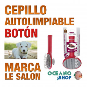 CEPILLO PARA PELO PERROS AUTOLIMPIABLE CON BOTÓN DE LIBERACIÓN Le Salon cepillo-para-pelo-perros-autolimpiable-con-botón-de-liberación-le-salon