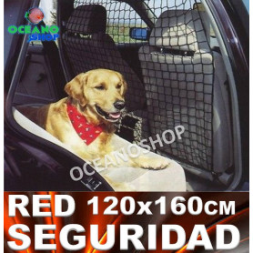 RED SEPARADORA de SEGURIDAD de coche para Perro red seguridad coche perro gato mascota bultos 120x160 cm