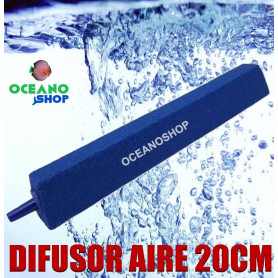 Piedra difusor de aire 20cm difusor aire acuario compresor 20 cm oxigeno oxigenador piedra difusora