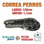 CORREA PERROS EMPUÑADURA ACOLCHADA FOAMEX GRAN COMODIDAD 120cm Longitud y 1,1cm Anchura L7 3439