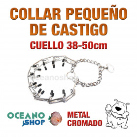 COLLAR DE CASTIGO PERRO CUELLO Peq 38-50cm ANCHO 3cm ADIESTRAMIENTO L13 1944 COLLAR DE CASTIGO PERRO CUELLO Peq 38-50cm ANCHO 3cm ADIESTRAMIENTO L13 1944