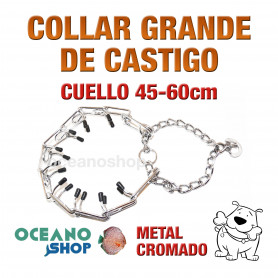 COLLAR DE CASTIGO PERRO CUELLO Gde 45-60cm ANCHO 3,5cm ADIESTRAMIENTO L14 1015 COLLAR DE CASTIGO PERRO CUELLO Gde 45-60cm ANCHO 3,5cm ADIESTRAMIENTO L14 1015