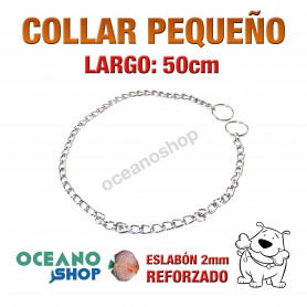 COLLAR 50cm PERRO 2 MODOS NORMAL Y ESTRANGULADOR Peq L18 1934 COLLAR 50cm PERRO 2 MODOS NORMAL Y ESTRANGULADOR Peq L18 1934