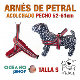 ARNÉS REFORZADO TALLA S PETRAL AJUSTABLE PERRO PECHO 52-61cm L40S 3404 63403 ARNÉS REFORZADO TALLA S PETRAL AJUSTABLE PERRO PECHO 52-61cm