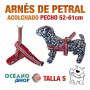 ARNÉS REFORZADO TALLA S PETRAL AJUSTABLE PERRO PECHO 52-61cm