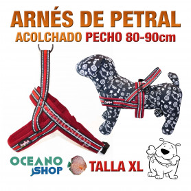 ARNÉS REFORZADO TALLA XL PETRAL AJUSTABLE PERRO PECHO 80-90cm L43XL 3404 63406 ARNÉS REFORZADO TALLA XL PETRAL AJUSTABLE PERRO PECHO 80-90cm