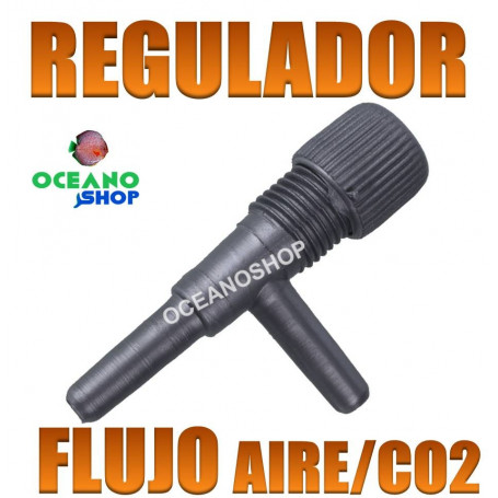  llave regulador regulacion reguladora aire oxigeno acuario aireacion cierre valvula flujo co2