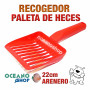 Paleta pala recogedor recoge de heces excremento para gato arenero arena 22cm