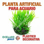Planta artificial decoración acuario plástico verde 10cm altura