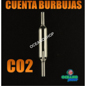 Contador de burbujas de Co2 cuenta burbujas co2 acuario equipo plantado plantas pecera tapizado vidrio