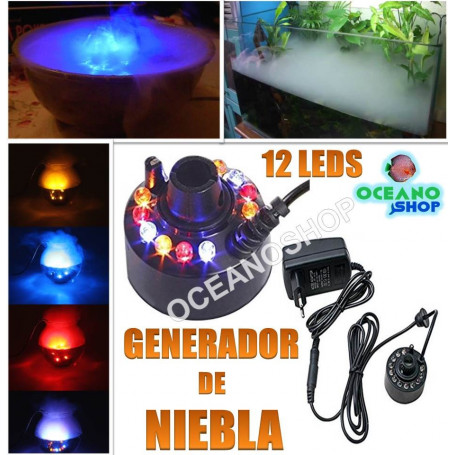 generador niebla terrario acuario fuente fogger mist maker