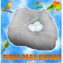 fibra anidar nido pajaro canario cama agaporni jilgero loro ninfa diamente gould