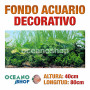 Fondo 80x40cm acuario decorativo vinilo fondo plantas marinas marino peces calidad