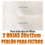 hojas perlon filtros acuario 30x12cm material filtrante ceramica carbon