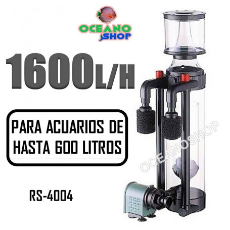 RS4004 skimmer separador proteina acuario marino rs electrical 1600lh