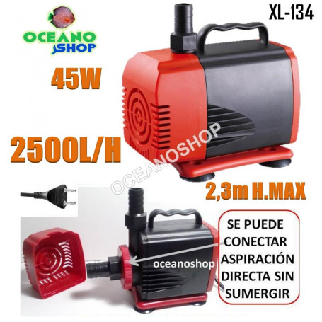 XL-134 2500LH bomba sumergible xilong acuario estanque fuente externa