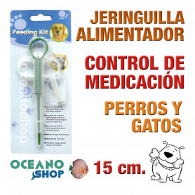 Alimentador jeringuilla perro gato medicación medicamento control Alimentador jeringuilla perro gato medicación medicamento control