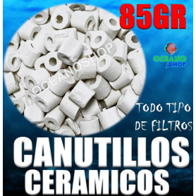 Canutillos de ceramica para filtros 85gr canutillos ceramicos ceramica bacterias filtro acuario pecera filtracion 85gr