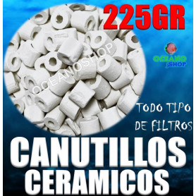Canutillos de ceramica para filtros 225gr canutillos ceramicos ceramica bacterias filtro acuario pecera filtracion 225gr