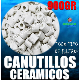 Canutillos de ceramica para filtros 900gr canutillos ceramicos ceramica bacterias filtro acuario pecera filtracion 900gr