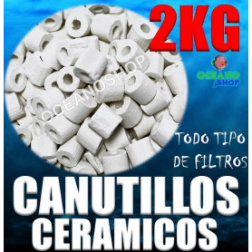 Canutillos de ceramica para filtros 2kg canutillos ceramicos ceramica bacterias filtro acuario pecera filtracion 2kg