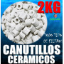 canutillos ceramicos ceramica bacterias filtro acuario pecera filtracion 2kg