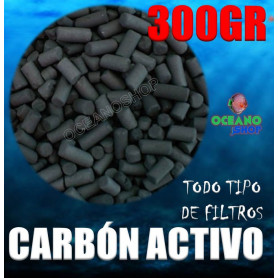 Carbón activo para acuario 300gr Carbón activo para acuario  300gr