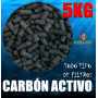 Carbón activo 5kg para acuario todo tipo de filtros